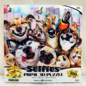 Selfies Puzzle - Vibrant Animal Design
